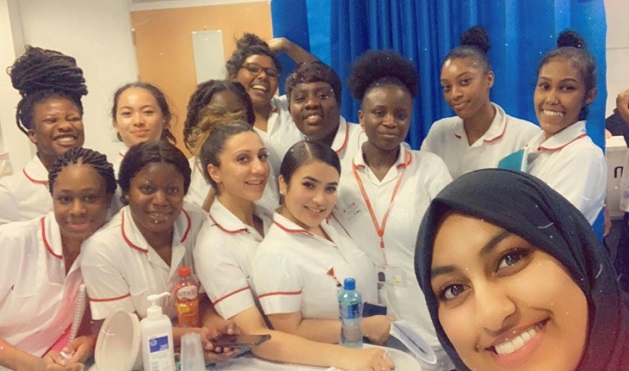 Middlesex University’s Nursing students