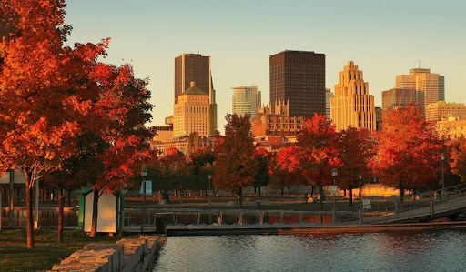 Período do outono em Montreal