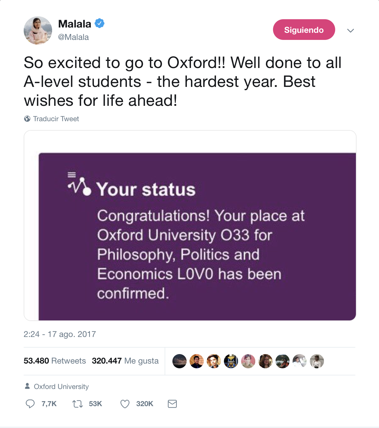 Malala Twitter