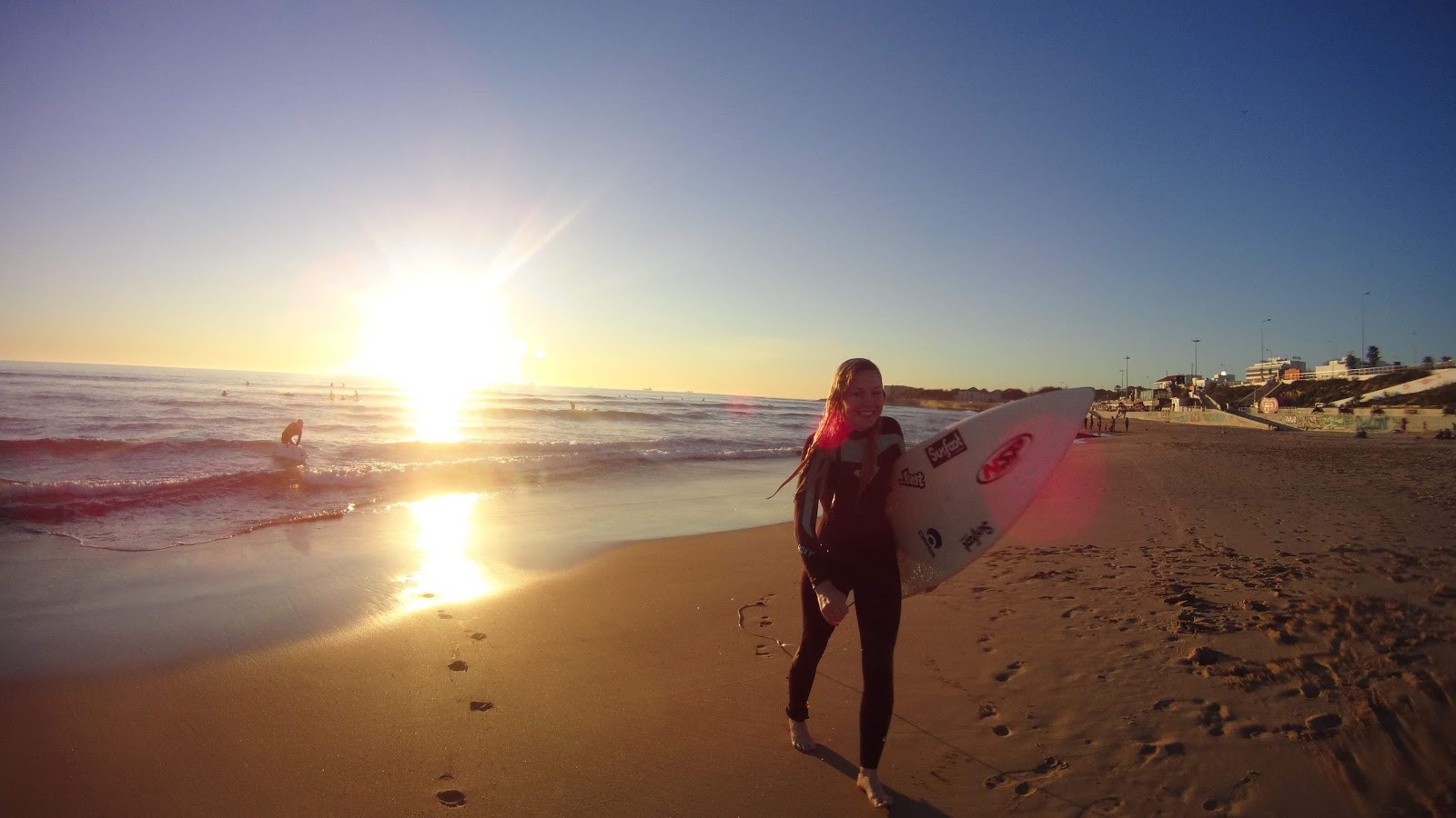 Molly na praia